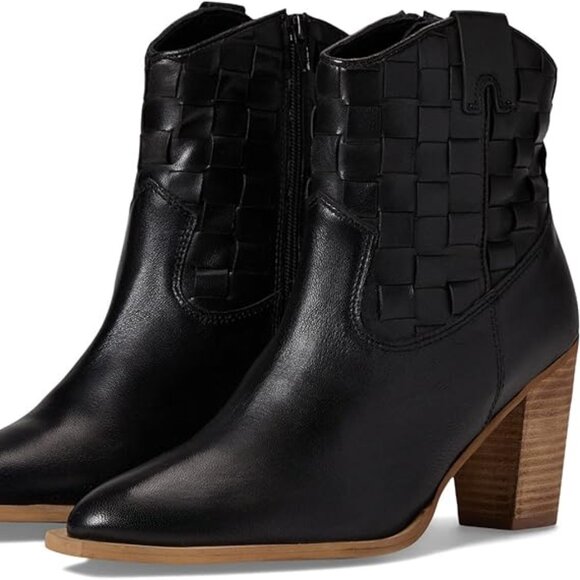 NEW MATISSE Leather Dawn Western Booties black for women 364tn - Picture 3 of 13